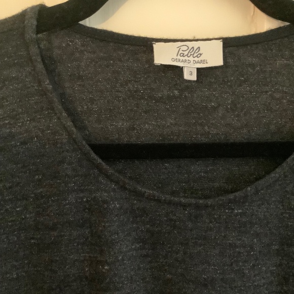 Grey/ Black Pablo Gerard Darel Dress 3/L - Picture 2 of 6